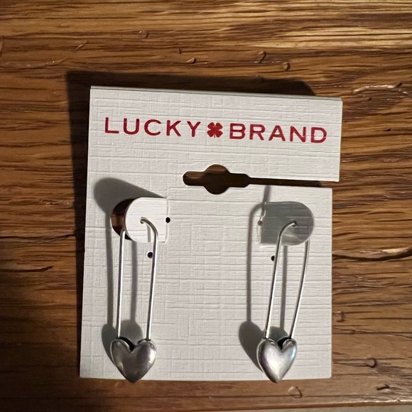Lucky Brand Jewelry - Lucky Brand heart earrings new